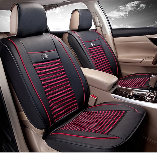  luxo tampa de assento do carro 3d acessos universais assento protetor de assento cobre um conjunto
