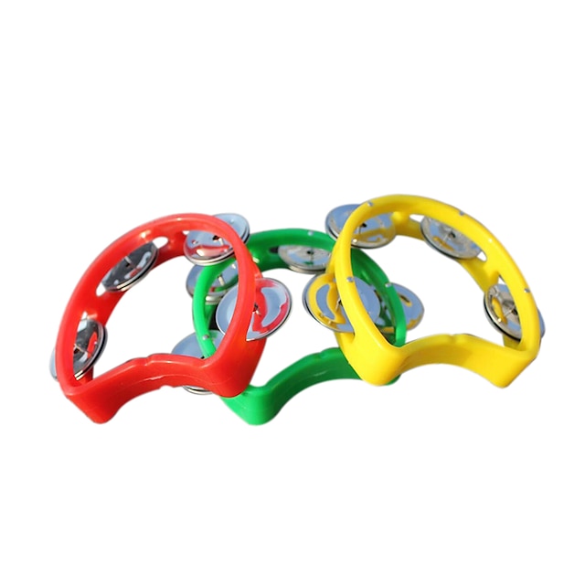  Kunststoff rot / gelb / blau Glocke für alle Kinder Musikinstrumente Spielzeug