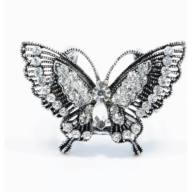 Femme Broche Mode bijoux de fantaisie Alliage Forme d'Animal Papillon Bijoux Pour Mariage Soirée Occasion spéciale Anniversaire Quotidien