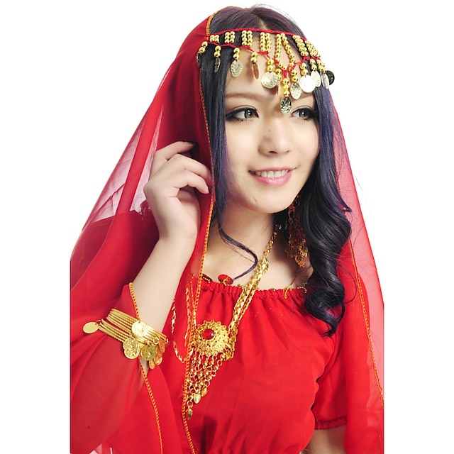  Dansetilbehør Hodeplagger Dame Ytelse Polyester / Chiffon Mynter Hodeplagg / Magedans