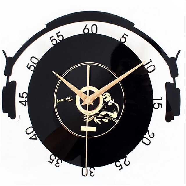  Modern/Zeitgenössisch Anderen Wanduhr,Kreisförmig Acryl Uhr