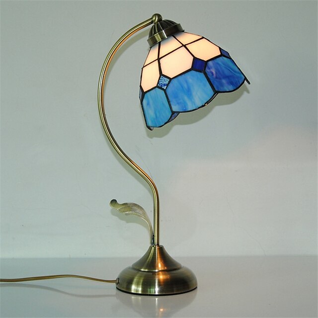  Tiffany / Traditionnel / Classique / Nouveauté Protection des Yeux Lampe de Bureau Pour Métal 110-120V / 220-240V