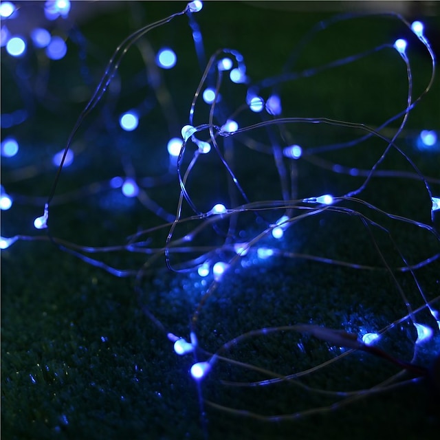  4m String Lights 40 LEDs Dip Led Warm White White Red Waterproof Rechargeable 100-240 V / IP65