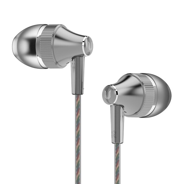  UiiSii UiiSii HM7 Dans l'oreille Câblé Ecouteurs Dynamique Aluminum Alloy Téléphone portable ÉcouteurIsolation du bruit Avec Microphone
