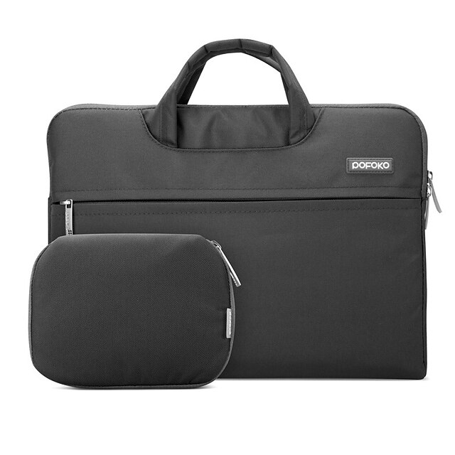  pofoko® sac de portable pochette pour ordinateur portable 11,6 / 13,3 / 15,4 pouces noir / gris