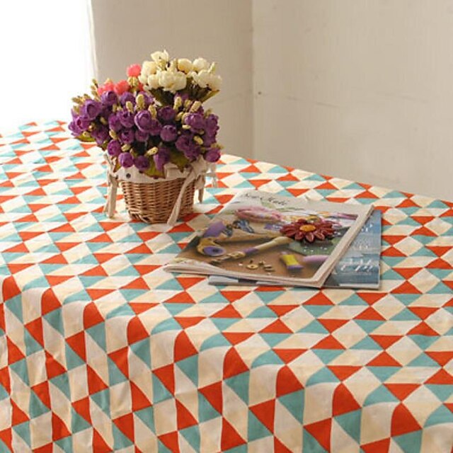  Quadratisch Mit Mustern Tischdecken , Leinen  /  Baumwollmischung Stoff Tabelle Dceoration