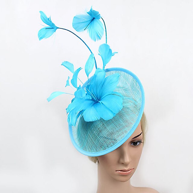  Plume / Filet Fascinators avec 1 Occasion spéciale Casque