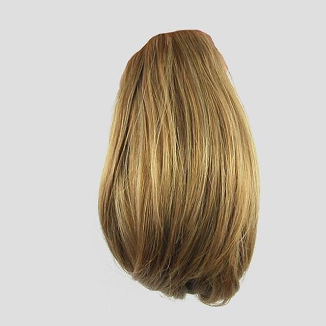  Recortar en Coletas Garra de oso / clip de mandíbula Pelo sintético Pedazo de cabello La extensión del pelo Rizado