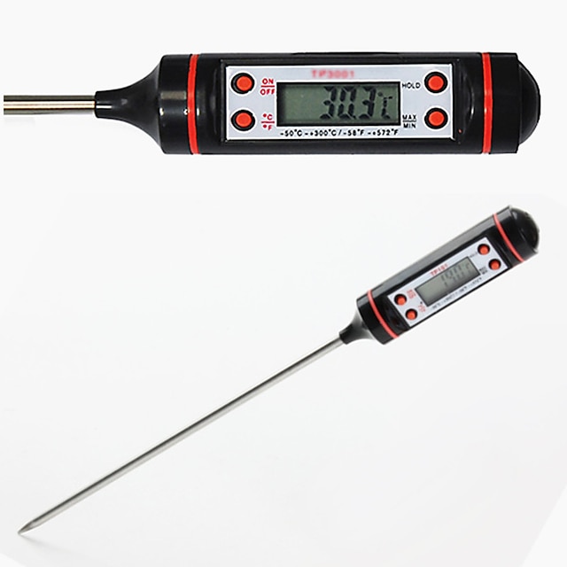  Display Thermometer Messwerkzeug Küche Digitale Kochsonde Elektronische Grillwerkzeuge