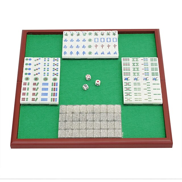  Bordspellen Mahjong Kaartspellen Plezier Kaart Papier Klassiek 1 pcs Speeltjes Geschenk