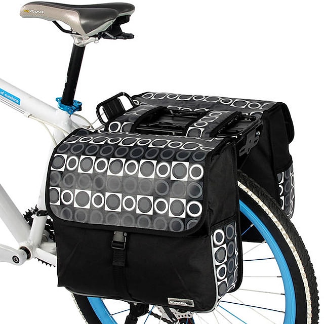  ROSWHEEL Bolsa para Bicicleta 28LBolsa Maletero/Bolsa Lateral Bolsa de hombro Impermeable Listo para vestir A Prueba de GolpesBolsa para