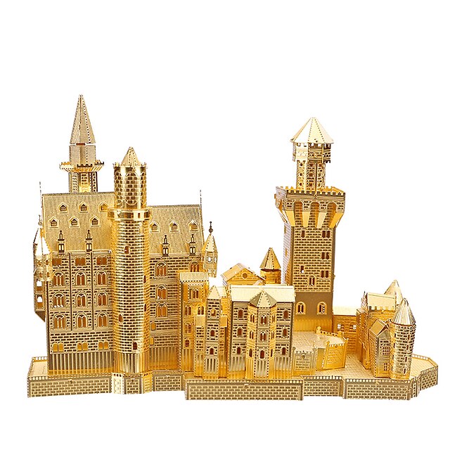 Famous buildings 3D Puzzle Wooden Puzzle Metal Puzzle Wooden Model Metal Kid's Adults' Toy Gift
