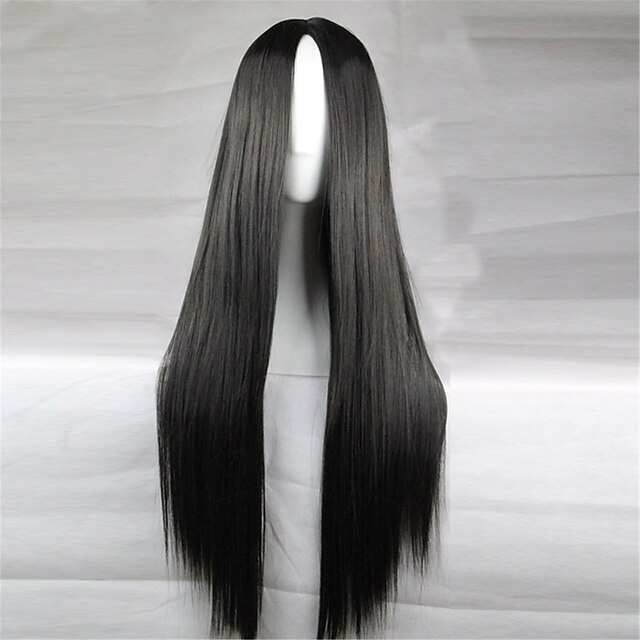  Synthetic Wig Straight kinky Straight kinky straight Straight Wig Synthetic Hair Black