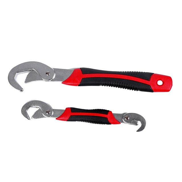  Fast dual-use multi-function wrench hook-shaped opening adjustable wrench
