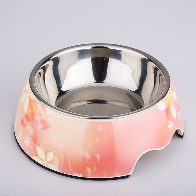  Beautiful floral Design Pet Bowl for Dog and Cat