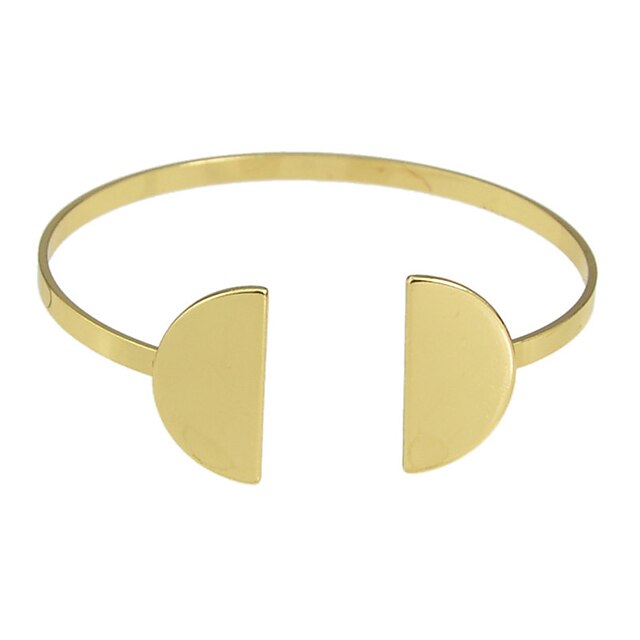  Dames Cuff armbanden Verstelbaar Modieus Legering Armband sieraden Gouden / Zwart / Zilver Voor Feest Dagelijks