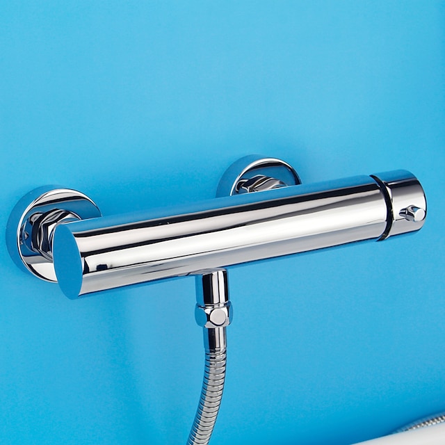  robinet de douche - contemporain moderne chrome douche seul robinet en céramique robinets de douche bain