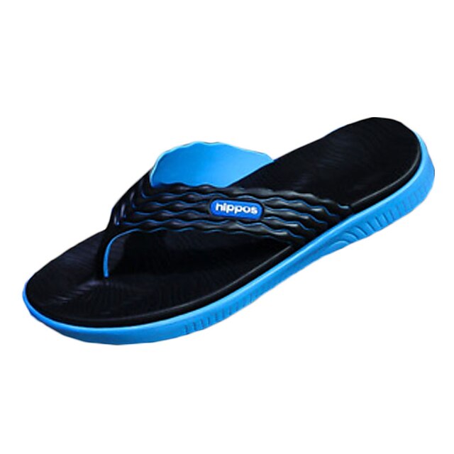  Herrn Frühling / Sommer / Herbst Normal Slippers & Flip-Flops Gummi Schwarz / Blau / Orange