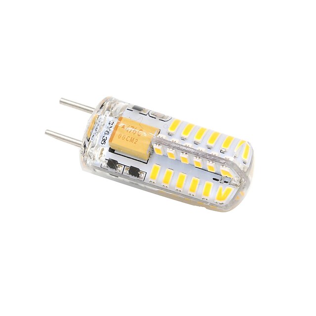  2 W Luminárias de LED  Duplo-Pin 350-380 lm G6.35 T 3014 Contas LED SMD 3014 Decorativa Branco Quente Branco Frio 12 V / 1 pç
