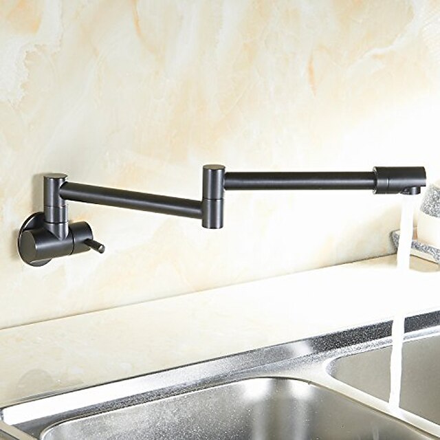  Kitchen faucet - Single Handle One Hole Oil-rubbed Bronze Pot Filler Centerset Contemporary / Modern Kitchen Taps