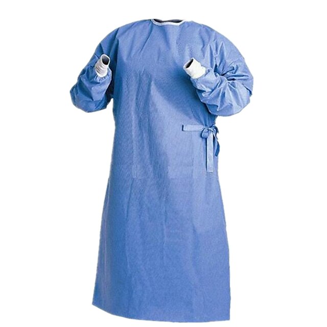  الأطباء سميكة العباءات والملابس للماء وتنفس غير المنسوجة الجراحية ثوب / فيروس وظيفة
