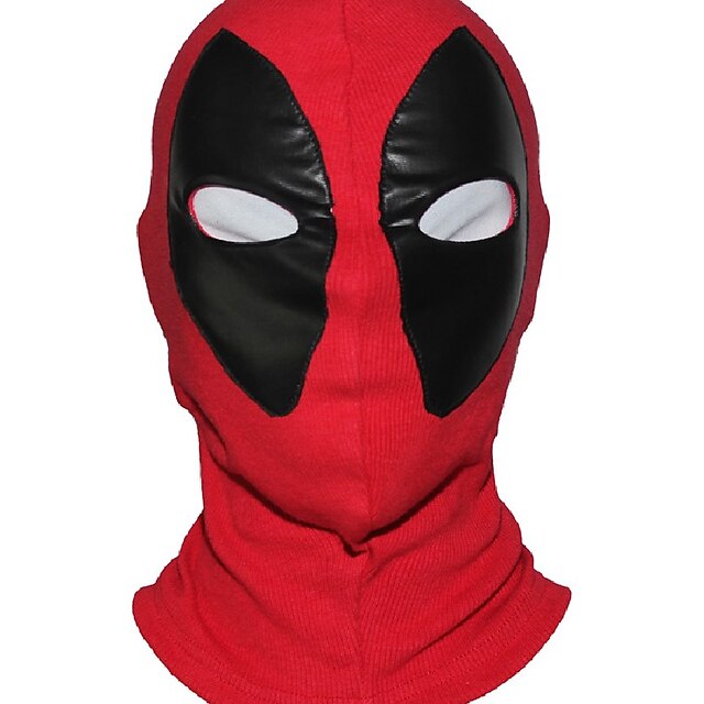  maravilha super-herói máscara deadpool tecido respirável couro falso rosto cheio máscara de Halloween cosplay manter chapéu balaclava
