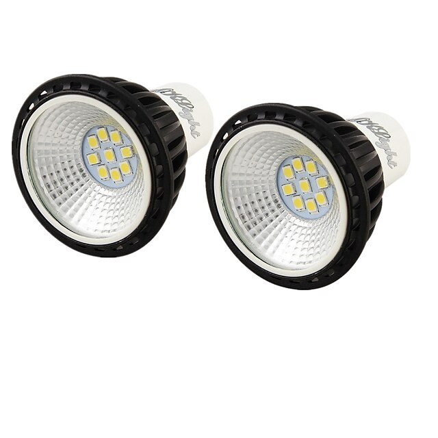  YouOKLight LED Spot Lampen 450 lm GU10 MR16 9 LED-Perlen SMD 2835 Dekorativ Kühles Weiß 100-240 V / 2 Stück