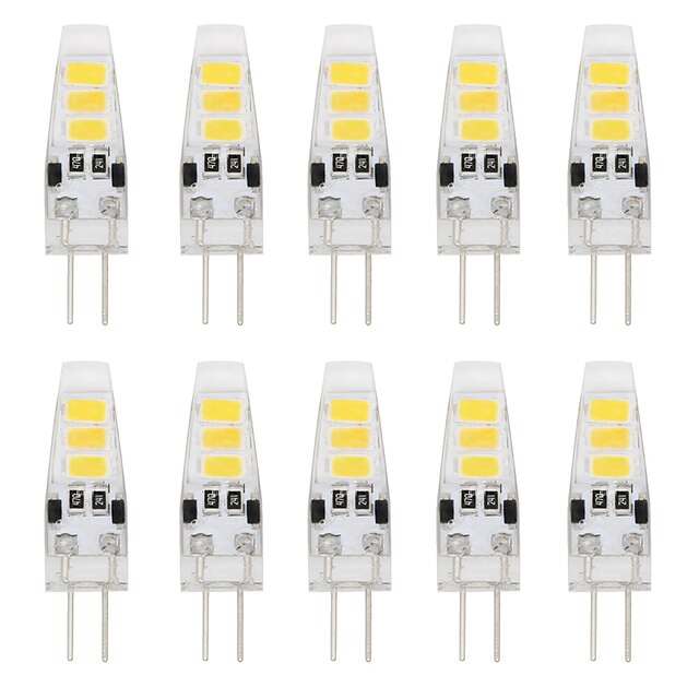  YouOKLight 10pçs 2 W 150-200 lm G4 Luminárias de LED  Duplo-Pin T 6 Contas LED SMD 5733 Decorativa Branco Quente / Branco Frio 12 V / 10 pçs