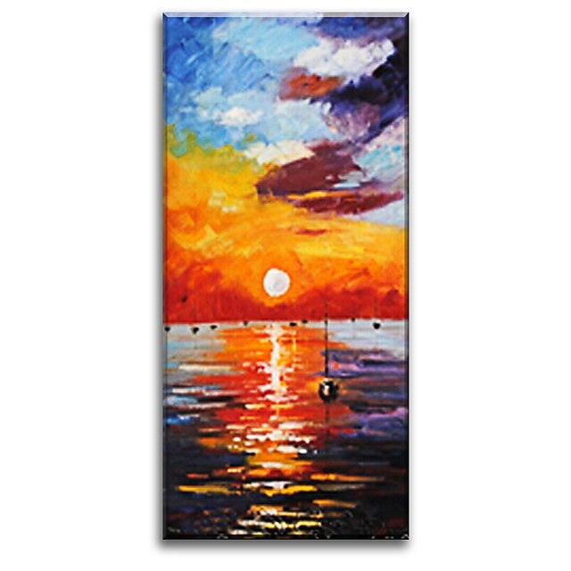  100%Handpainted Modern Hang Art Beautiful Scenery Oil Painting For Home Decor Abstractive Hang Picture