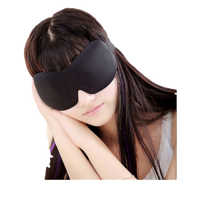  Máscara de Dormir 3D Respirabilidade Sem costura Descanso em Viagens 1conjunto Viajar Tecido Algodão