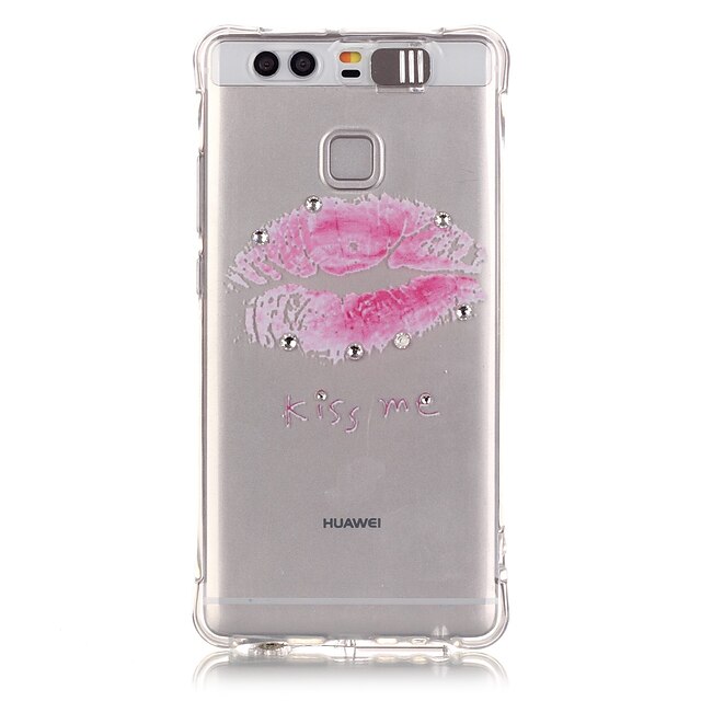 spørgeskema hund pludselig Sexy Lipstick Rhinestone Drop Resistance Calls Flashing TPU Soft Case Phone  Case for Huawei P9/Huawei Honor 5X 5083771 2022 – $7.67