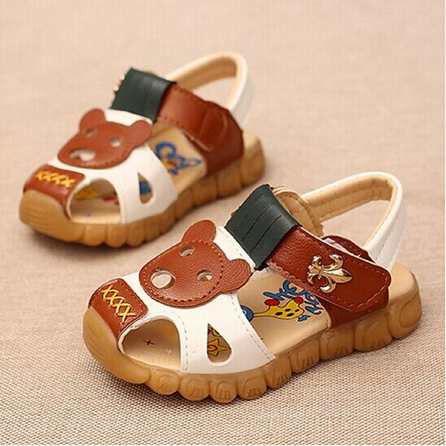  Boys' Shoes Casual Tulle Sandals Summer Comfort / Open Toe Others Blue / Brown