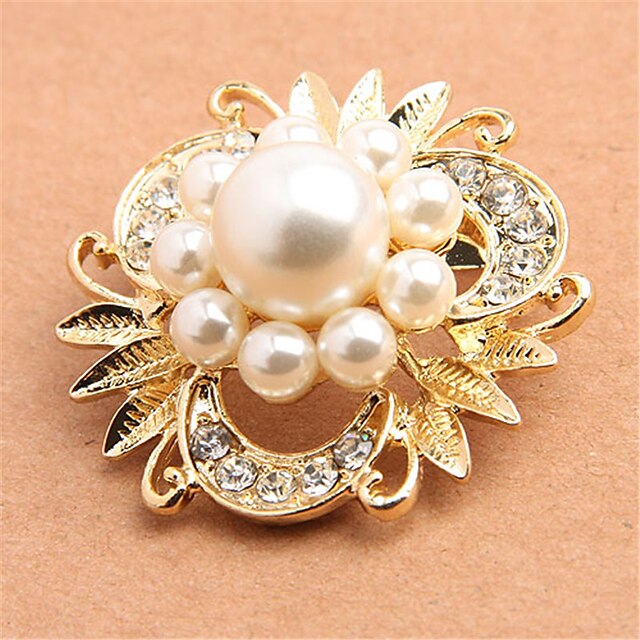  fabrikken pris specielle design mode legering rhinestone perler dame brocher for kvinder