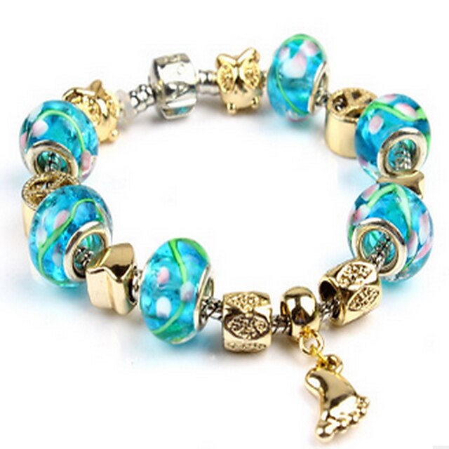  Fine Styly Beads Strand Bracelet with Beautiful Pendant Charm Bracelet 18/19/20CM