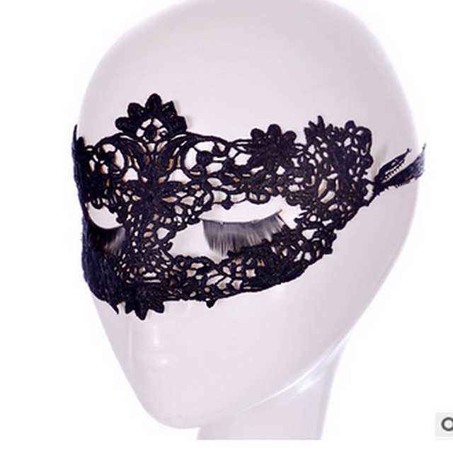  Сэй стиль маски черный / белый шнурок для Хэллоуина украшения партии Masker маскарада