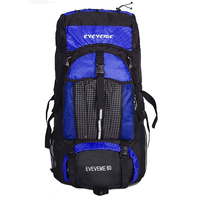  Fengtu 60 L Backpack Rinkka Laukku kannettavalle tietokoneelle Travel Organizer Retkeilyrinkat Retkeily ja vaellus Kiipeily Pyöräily /