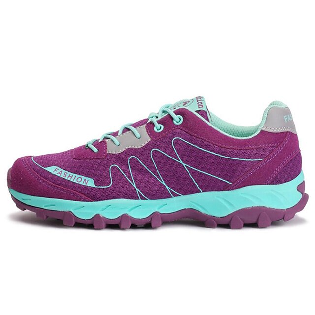  Women's Running Shoes Mountaineer Shoes Plastic Drop Running Hiking Purple Dark Gray Light Grey Dark Blue