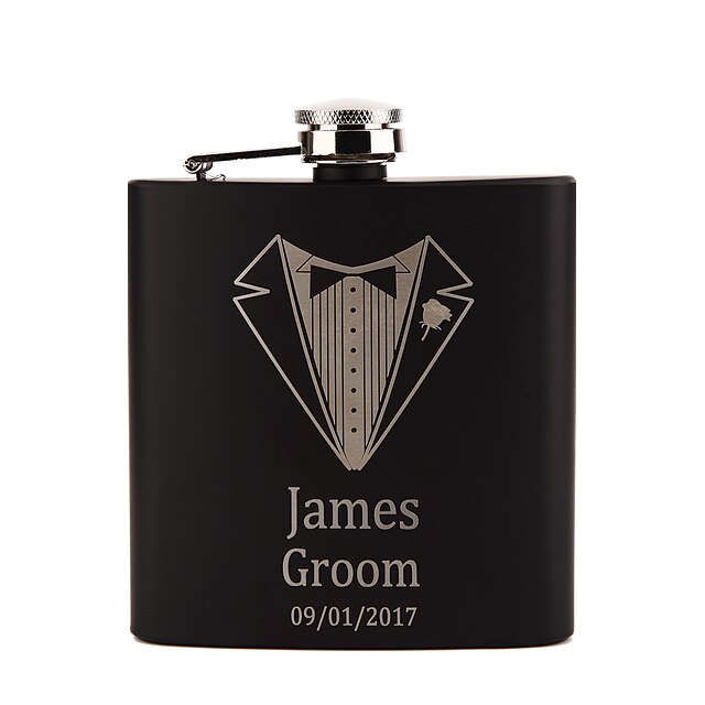 Personalized Stainless Steel Barware & Flasks / Hip Flasks Groom / Groomsman / Couple Wedding / Birthday / Valentine