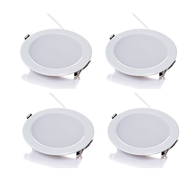  480 lm LED Beads Dimmable LED Downlights Warm White Cold White 220-240 V / 4 pcs
