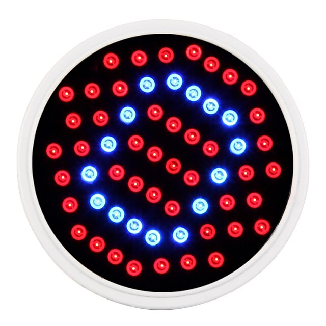  1шт 1.5 W 2.6 W Круглые LED лампы Растущая лампочка 360-420LM E26 / E27 60 Светодиодные бусины SMD 2835 Красный Синий 85-265 V / RoHs / FCC