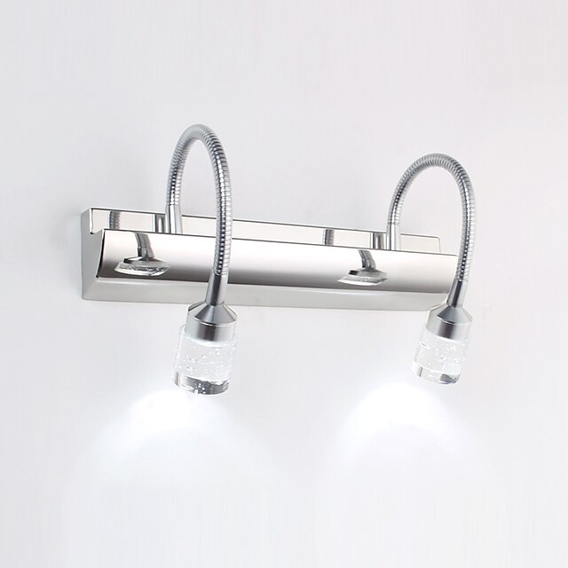  Moderno / Contemporaneo Illuminazione da bagno Metallo Luce a muro 220V / 110V 3W / LED integrato