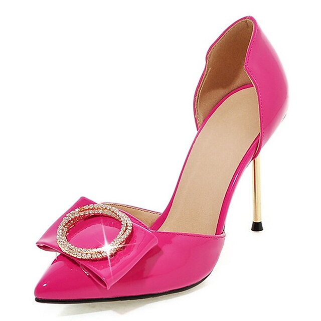  Women's Shoes Stiletto Heel Heels / Novelty / Pointed Toe / Open Toe Heels Wedding / Party & Evening / DressPink