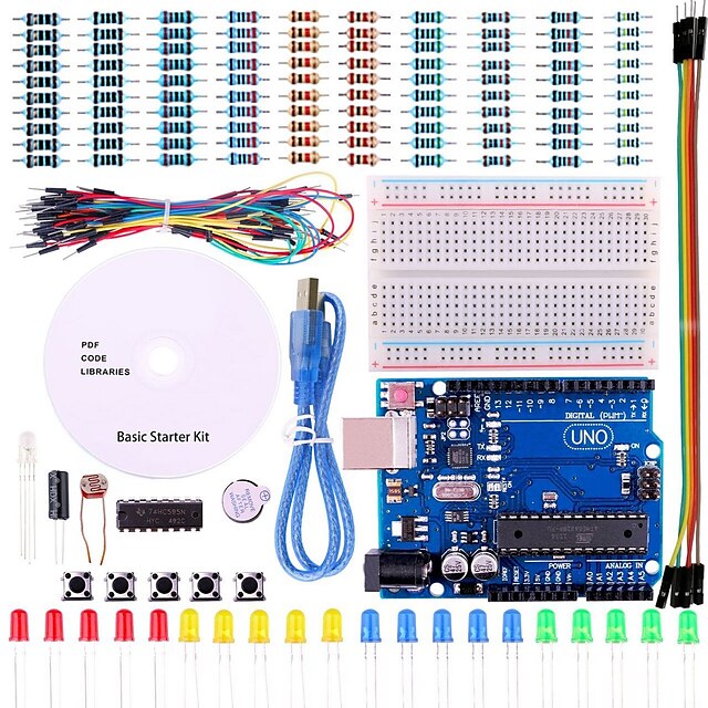  uno Projekt grundlegende Starter-Kit mit Tutorial und uno r3 für Arduino