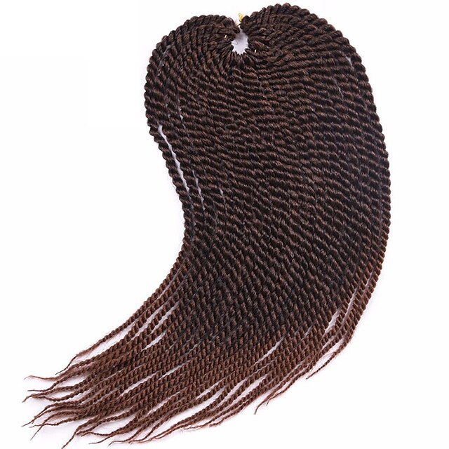  Senegal Twist Braids Haarverlängerungen 22 inch Kanekalon 20 roots /pack Strand 100g Gramm Haar Borten