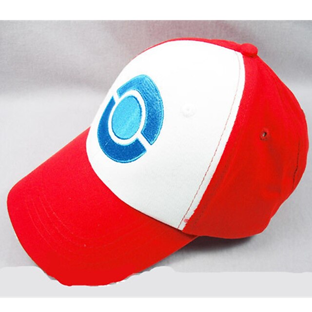  Hut/ Mütze Inspiriert von Pocket Little Monster Ash Ketchum Anime Cosplay Accessoires Zahl Schalenbauweise (Cap) Leinen Herrn Damen