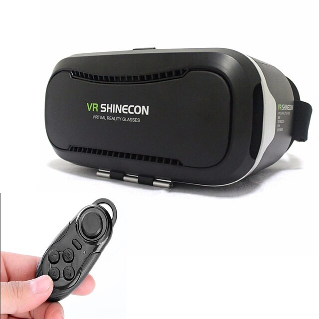  shinecon משקפי 3D מציאות מדומה 2.0 + שלט רחוק Bluetooth עבור הטלפון אינץ 4.5-6.0