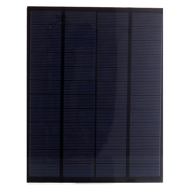  5.5w 12v pet laminierte polykristallinem Silizium Solarpanel Solarzelle für DIY (sw5512)