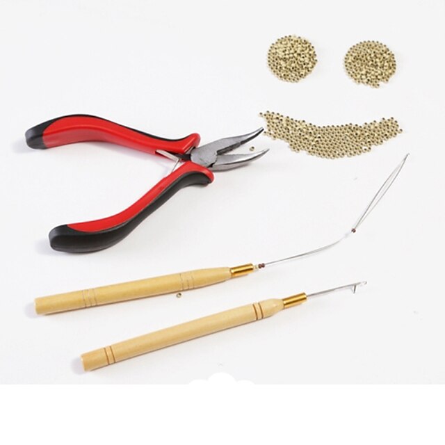 neitsi stick hair extension remove pliers pulling hook bead device tool kits for silicone micro rings beads loops