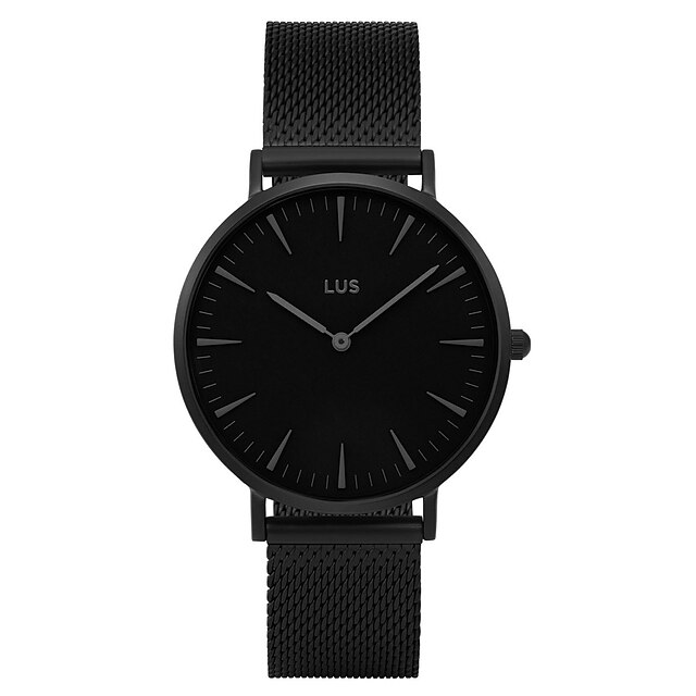  Men's Wrist Watch Black 30 m Chronograph Analog Ladies Luxury Vintage Fashion Minimalist - Black / Stainless Steel