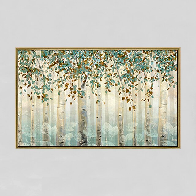  Handgemalte Abstrakt / Blumenmuster/Botanisch Ölgemälde,Modern Ein Panel Leinwand Hang-Ölgemälde For Haus Dekoration
